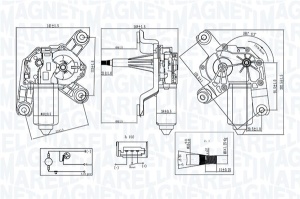 Motor stergator spate potrivit OPEL MERIVA B 06.10-03.17 - Img 1
