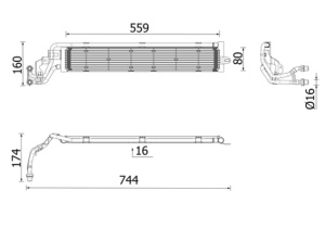 Radiator motor potrivit AUDI A3, Q3; CUPRA FORMENTOR, LEON, LEON SPORTSTOURER; SEAT LEON, LEON SPORTSTOURER, TARRACO; SKODA OCTAVIA IV, SUPERB III; VW GOLF VII, GOLF VIII, MULTIVAN T7 1.4H 05.14- - Img 3