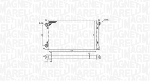 Radiator motor Stanga (Manual) potrivit SEAT TOLEDO I; VW CADDY I, GOLF I, GOLF II, GOLF III, JETTA I, JETTA II, PASSAT B2, PASSAT B3/B4, SCIROCCO 1.5-1.9D - Img 2