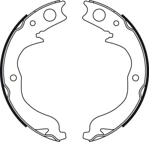 Sabot frana potrivit CITROEN C-CROSSER, C-CROSSER ENTERPRISE; MITSUBISHI GRANDIS, LANCER VIII, OUTLANDER II; PEUGEOT 4007; SUBARU BRZ, FORESTER, IMPREZA, LEGACY V, OUTBACK 1.5-3.6 04.04- - Img 3