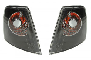 Semnalizator fata stanga/dreapta (negru/transparent, PY21W) potrivit VW PASSAT B5 08.96-11.00 - Img 1
