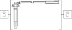 Set cablaj aprindere potrivit SUBARU IMPREZA 1.8/2.0 08.92-12.00 - Img 2