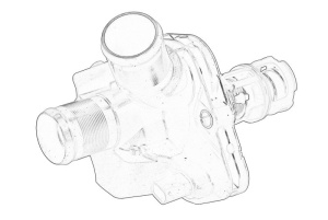 Termostat lichid racire potrivit CITROEN C3 / C3 ORIGIN III, C3 AIRCROSS II; OPEL CORSA F, CORSA F/HATCHBACK, CROSSLAND X, CROSSLAND X / CROSSLAND; PEUGEOT 2008 I, 208 I, 208 II 1.2 07.16- - Img 2
