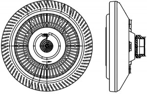 Ventilator potrivit LAND ROVER DEFENDER, DISCOVERY I, RANGE ROVER I 3.9/4.0/4.3 11.88-02.16 - Img 2