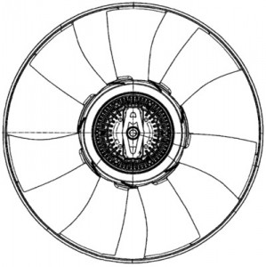 Ventilator potrivit VW CRAFTER 30-35, CRAFTER 30-50 2.0D 05.11-12.16 - Img 2