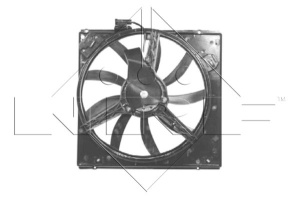 Ventilator radiator (cu carcasa) potrivit RENAULT TWINGO I, TWINGO I/HATCHBACK 1.2/1.2LPG 03.93-06.12 - Img 3