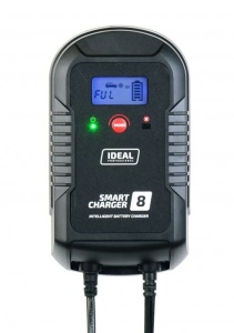 Aparat incarcat baterii auto SMART CHARGER 8 LCD, voltaj incarcare: 6/12 V IDEAL, curent incarcare: 4/8A, alimentare: 230V, tip baterie: AGM/GEL/MF/WEL - Img 1