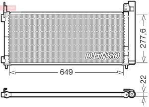 Condensator climatizare (cu uscator) potrivit LEXUS NX 2.5H 07.14- - Img 3