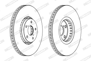 Disc frana Fata Dreapta potrivit LEXUS GS, IS II, IS III, RC 2.0-4.6 04.05- - Img 3