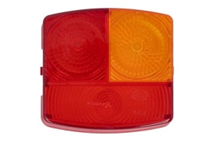 Dispersor stop dreapta (P21W/R10W, portocaliu/rosu, cu intermitent, cu stop, lumina de parcare, fara proiector) potrivit FENDT 200 S FARMER, 200 SA FARMER, 200 V FARMER, 200 VA FARMER, 203 P FARMER - Img 1