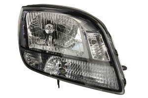 Far Dreapta (H4/PY21W/W5W, electric, cu motor, culoare insertie: cromat, culoare semnalizator: transparent) potrivit CHEVROLET ORLANDO - Img 1