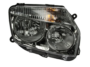 Far Dreapta (halogen, H1/H7/PY21W/W5W, electric, manual, cu motor, bec, culoare insert: gri) potrivit DACIA DUSTER, DUSTER/SUV; RENAULT DUSTER -09.13 - Img 1