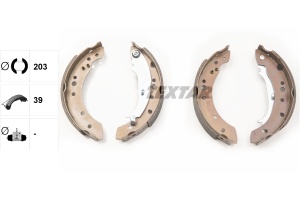 Sabot frana potrivit MITSUBISHI COLT VI; SMART FORFOUR 1.1-1.5D 01.04-06.12 - Img 3