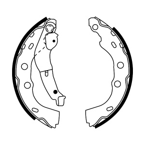 Sabot frana potrivit SUBARU JUSTY II; SUZUKI SWIFT II 1.0/1.3 03.89-12.05 - Img 1
