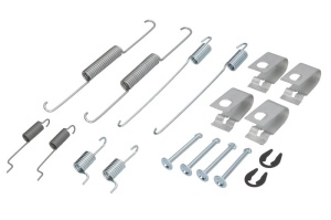 Set accesorii sabot frana potrivit DAIHATSU APPLAUSE I, APPLAUSE II, CHARADE III; ROVER CITYROVER; SUBARU JUSTY II; SUZUKI BALENO, LIANA, SWIFT, SWIFT II, SWIFT III 1.0-2.3 06.88- - Img 1