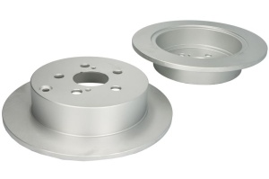 Set discuri frana (2 buc.) Spate compatibil Dreapta/Stanga potrivit PONTIAC VIBE; TOYOTA CALDINA, CELICA, OPA, PRIUS 1.5H/1.8/2.0 08.99-12.09 - Img 1