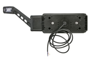 Stop spate dreapta (LED, 12/24V, cu intermitent, cu lumina de ceata, lumina de marșarier, cu lumina stop, lumini parcare, reflector, cu lampă cu braț prelungit, lungimea cablu : 2m) - Img 2