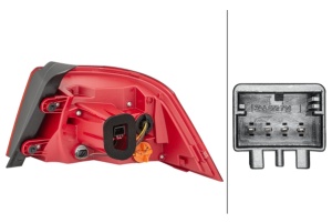 Stop spate Stanga (extern, LED/P21W/W21W) potrivit VW PASSAT ALLTRACK B7, PASSAT B7 08.10-12.20 - Img 4