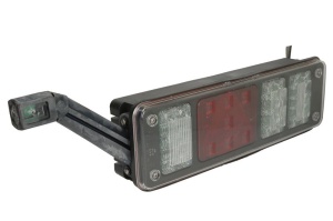 Stop spate stanga (LED, 24V, cu intermitent, cu far de ceață, lumina de marșarier, cu stop, lumină de parcare, reflector triunghiular, cu lampă cu braț prelungitor cu semnalizator) - Img 3