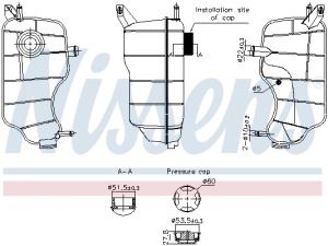 Vas expansiune racire potrivit FORD FIESTA IV, FIESTA/HATCHBACK, PUMA 08.95-08.03 - Img 3