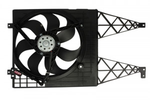 Ventilator radiator (cu carcasa) potrivit AUDI A3, TT; SEAT LEON, TOLEDO II; SKODA FABIA I, OCTAVIA I; VW BORA, BORA I, GOLF IV, NEW BEETLE, PASSAT B7/KOMBI, POLO, POLO III 1.0-3.6 07.95- - Img 2