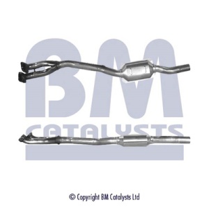Catalizator EURO 2 potrivit BMW 5 (E39), 7 (E38) 3.0-4.4 03.94-12.03 - Img 2