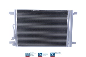 Condensator climatizare (cu uscator, element aditional) potrivit VW GOLF VII, GOLF VIII, TIGUAN 1.4-2.0D 08.12- - Img 3