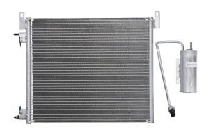 Condensator climatizare (cu uscator) potrivit CADILLAC BLS; OPEL SIGNUM, VECTRA C, VECTRA C GTS; SAAB 9-3, 9-3X 1.9D/2.8/3.0D 02.03- - Img 1