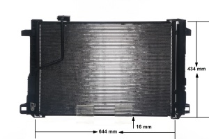 Condensator climatizare (cu uscator) potrivit MERCEDES C (C204), C T-MODEL (S204), C (W203), C (W204), CLS (C218), CLS SHOOTING BRAKE (X218), E (A207), E (C207), E T-MODEL (S212), E (W212) 1.6-6.2 01.05- - Img 2