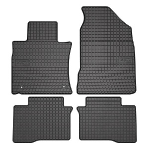 Covoras podea cauciuc FROGUM Rubber, 4 buc BASIC, fata/spate, set, culoare negru, potrivit SSANGYONG TIVOLI, TIVOLI GRAND 03.15-, Liftback - Img 1