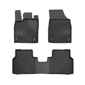 Covoras podea cauciuc FROGUM TPE, 4 buc. (lipici) No. 77, fata/spate, set, culoare negru, potrivit AUDI Q4; CUPRA BORN; SKODA ENYAQ IV; VW ID.4 05.20-, Crossover / Hatchback / SUV, versiune: Electric - Img 1
