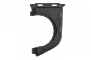 Element Ornament bandou bara spate MOD. 4X4, cu orificiu evacuare, negru potrivit FIAT PANDA, PANDA/HATCHBACK 09.03- 10.04-12.11 - Img 2