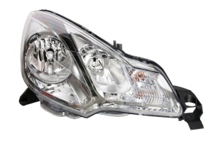 Far Dreapta (H1/H7, electric, cu motor, culoare insert: negru) potrivit CITROEN C3 I, C3 II, DS3 -12.16 - Img 1