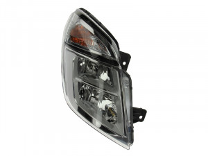 Far Dreapta (halogen, H1/H7/PY21W/W5W, bec, culoare insertie: negru) potrivit NISSAN NV400 - Img 1