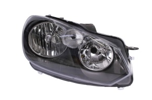 Far fata Dreapta (H15/H7, electric, cu motor, culoare insert: negru) potrivit VW GOLF VI - Img 1