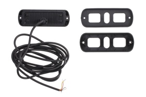 Girofar (portocaliu, 12/24V, LED, 21W, montare rigidă, 2-puncte montare, numar programe: 2, direcțional; pentru montare pe suprafete verticale; bliț sincronizat; fir 3m) - Img 2