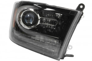 Lampa fata Dreapta (HIR2/LED, manual, fara ECE, culoare: negru) potrivit RAM 1500, 2500, 3500 04.13-01.15 - Img 1