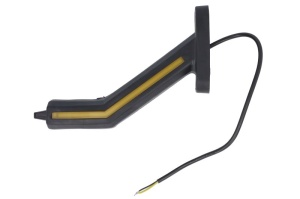 Lumina clarificare dreapta, portocaliu/rosu/alb, LED, suprafata, lungime cablu 400mm, cu brat lung, 12/24V (cu functie de semnalizator spate, IP6K9K) - Img 1