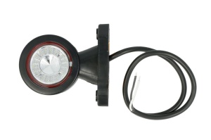 Lumina clarificare lumini stanga/dreapta, rosu/alb, LED lungime cablu 450mm, brat scurt, 12/24V - Img 2
