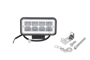 Lumina lucru (LED, 9/36V, 12W, 1136lm, lungime: 128mm, inaltime: 89,2mm, adancime: 47,5mm, 2 generatie; dreptunghiular; Tehnologia RFT) - Img 1
