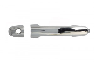 Maner usa Fata Dreapta/Stanga (extern, cu orificiu pentru incuietoare, crom) potrivit TOYOTA AURIS, AVENSIS, AYGO, CAMRY, COROLLA, HILUX VII, YARIS 1.0-3.0D 08.01- - Img 1