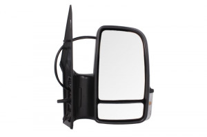 Oglinda laterala Dreapta electric, convexa, incalzita, crom potrivit MERCEDES ESPRINTER B910, SPRINTER 3,5-T B906, SPRINTER 3,5-T B907, B910, SPRINTER 3-T B906 -12.12 - Img 1