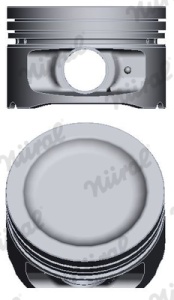 Piston 66,5 (STD) potrivit SMART CABRIO, CITY-COUPE, FORTWO, ROADSTER 0.7 01.03-01.07 - Img 2