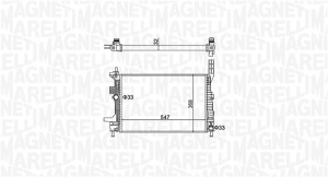 Radiator motor (Manual) potrivit FORD FOCUS III, FOCUS III/HATCHBACK, FOCUS III/KOMBI, KUGA II, TOURNEO CONNECT V408 NADWOZIE WIELKO, TRANSIT CONNECT, TRANSIT CONNECT V408/MINIVAN 1.5D/1.6D - Img 1