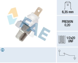 Senzor presiune ulei (0,2bar; 1 pin; alb) potrivit LAND ROVER DISCOVERY I, DISCOVERY II, RANGE ROVER I, RANGE ROVER II 3.5-4.6 08.81-06.04 - Img 3