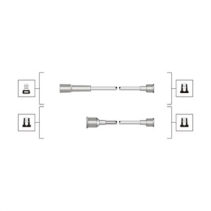 Set cablaj aprindere potrivit LADA TOSCANA 1.3 12.85-05.12 - Img 2