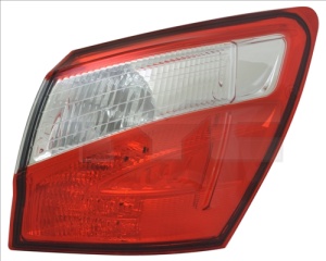 Stop spate Dreapta (extern, LED) potrivit NISSAN QASHQAI I 11.06-04.14 - Img 3