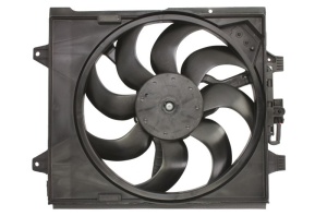 Ventilator radiator (cu carcasa) potrivit FIAT 500 1.2/1.3D/1.4 07.07- - Img 1
