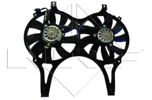 Ventilator radiator (cu carcasa) potrivit MERCEDES E T-MODEL (S210), E (W210) 2.0-5.4 06.95-03.03 - Img 2