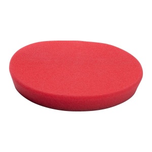 Burete abraziv lustruire SPONGE RED COARSE 140 / 20 MM - 2 PC, tip: tare, diametru: 125/140 mm, grosime: 20 mm, culoare: rosu, suporturi de montare: cârlig și buclă, 2 buc - Img 2